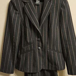 Scarlett Black and Pink Pinstripe Blazer